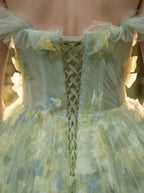 Luminous Butterfly Tulle Corset Gown, view 1