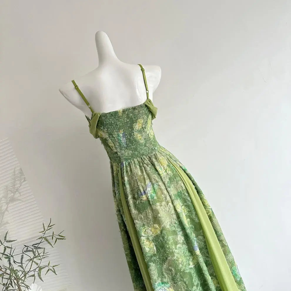 Botanical Garden Slip Dress, view 11