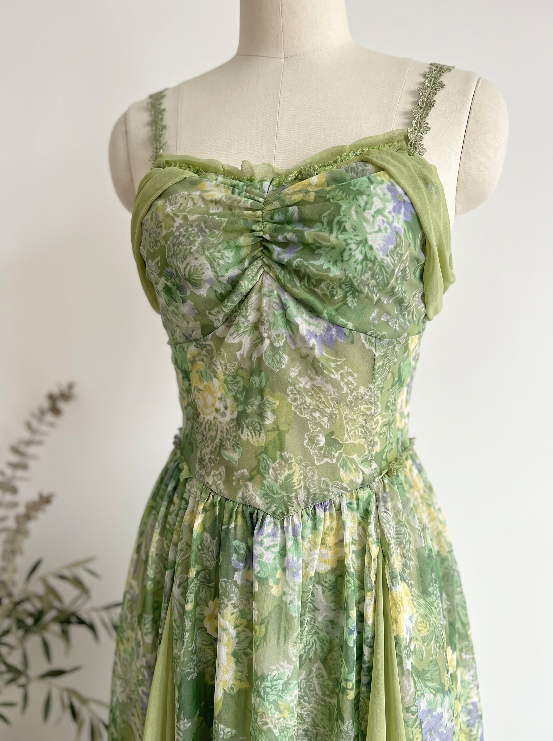 Botanical Garden Slip Dress, view 1