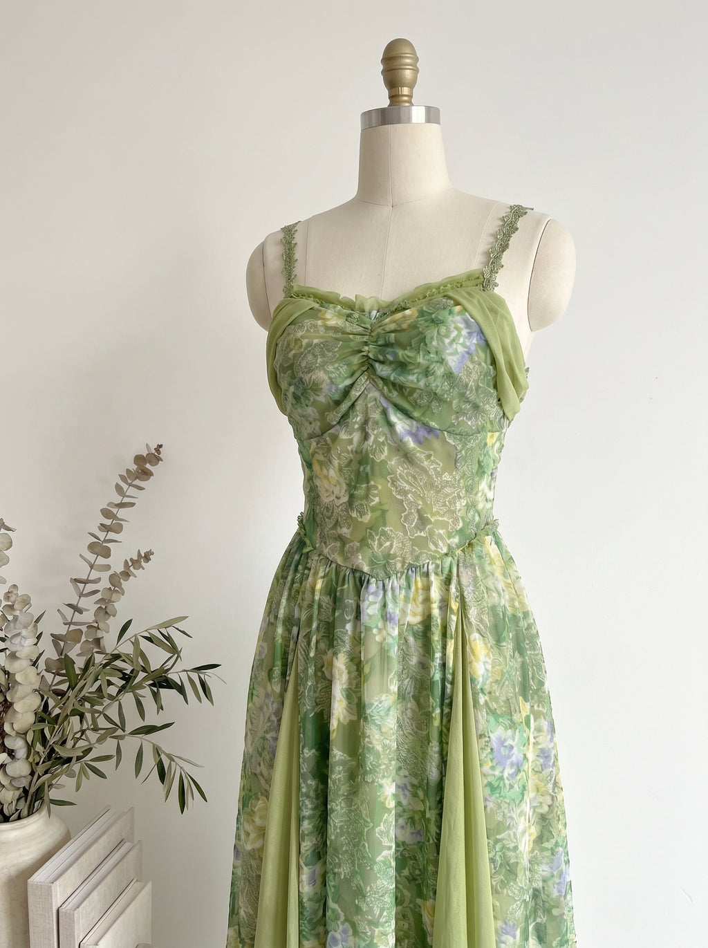 Botanical Garden Slip Dress, view 4