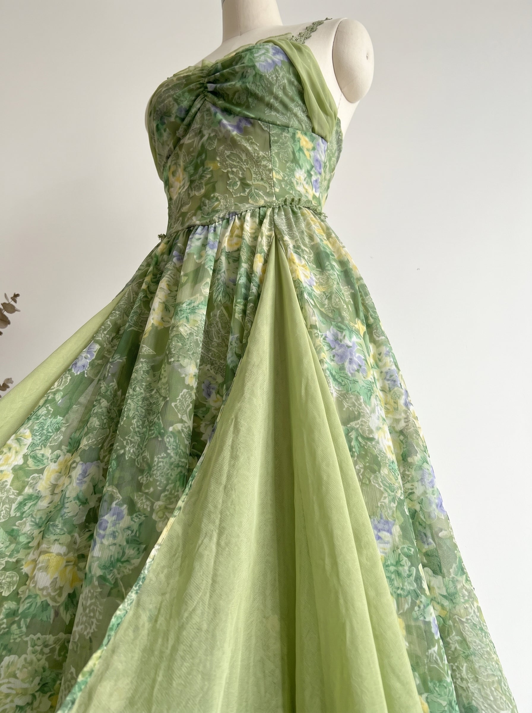 Botanical Garden Slip Dress, view 5
