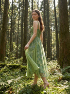 Botanical Garden Slip Dress, view 6
