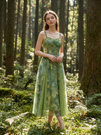 Botanical Garden Slip Dress, view 8