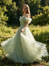 Abito con spalle scoperte Willow Mist