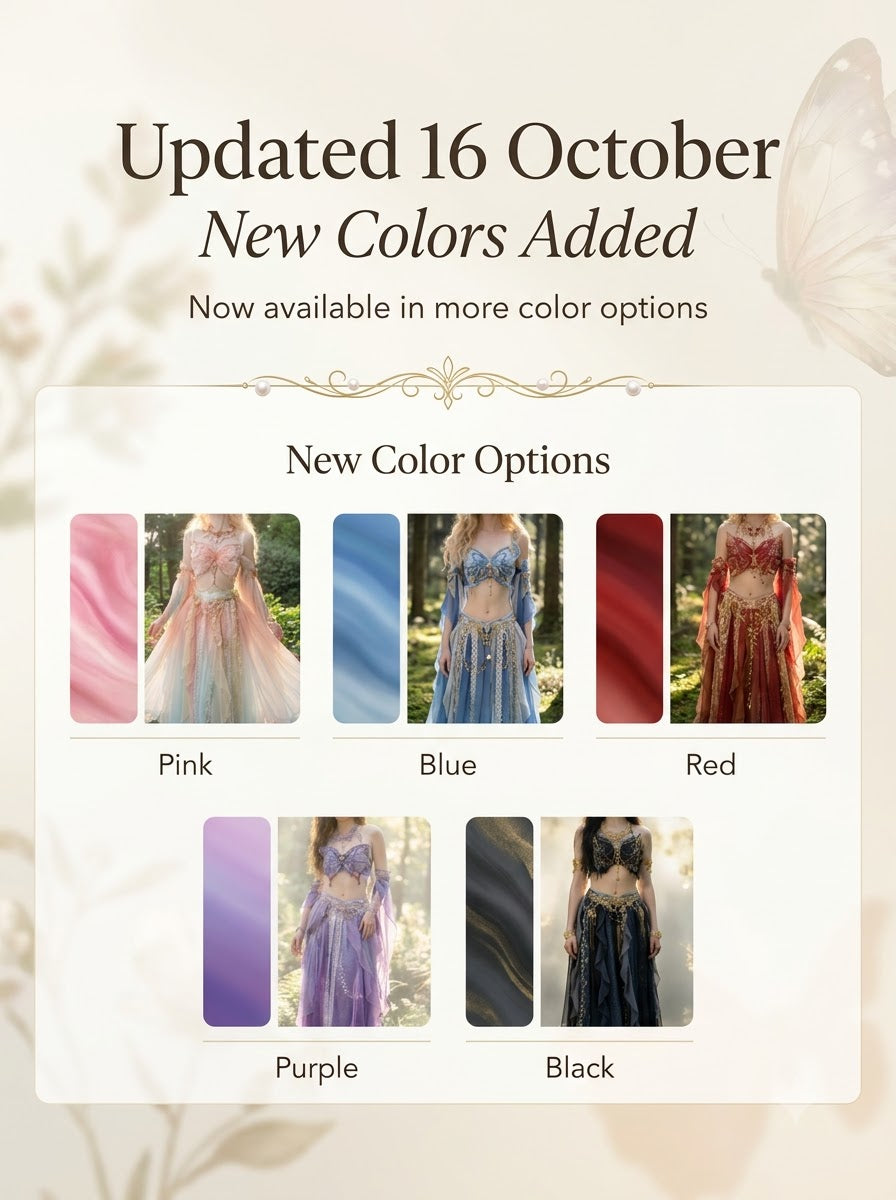 Butterfly Forest Goddess Two-Piece Set