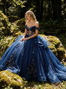 AI-generated editorial image of Off Shoulder Applique Dress, view 3