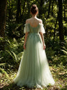 Robe à épaules dénudées Celadon Bloom